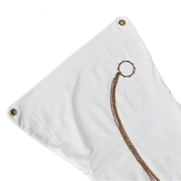 Fashion Nova White Slip Dress with Chain Medium - Picture 4 of 9